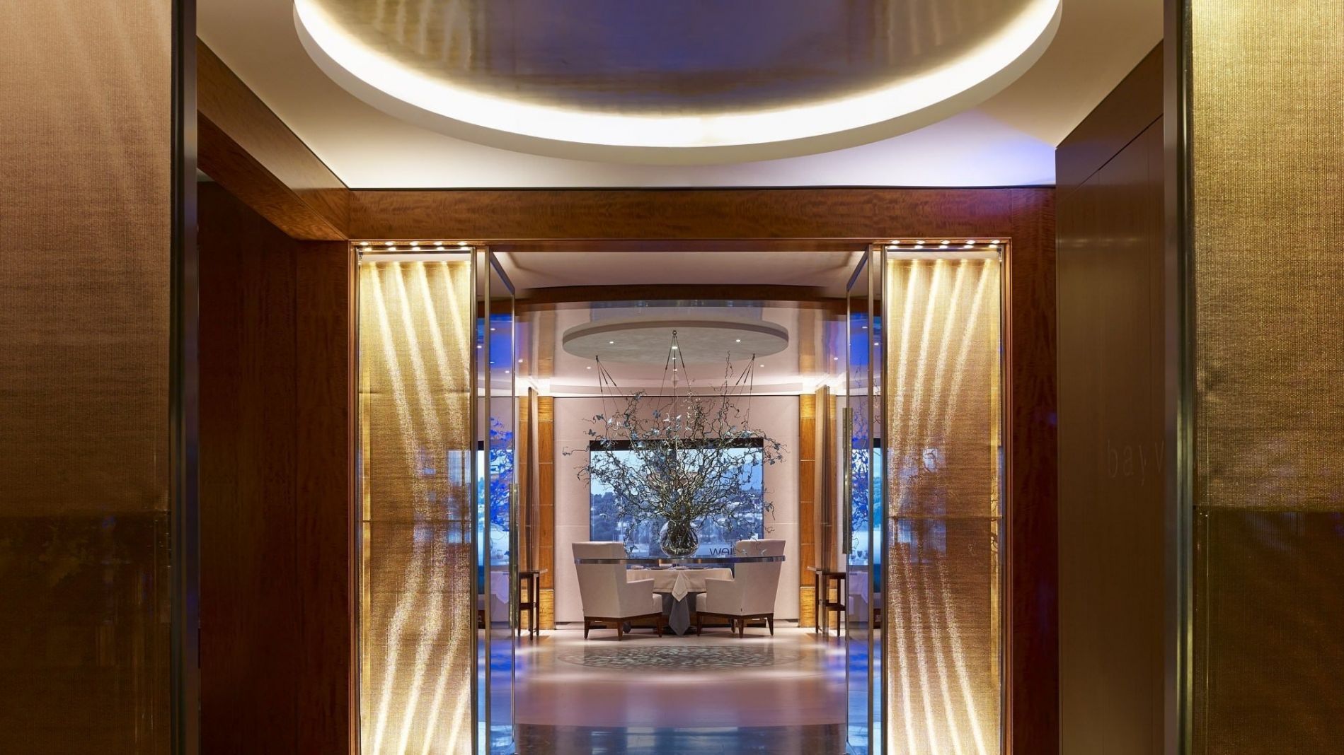 Restaurant 1 étoile Michelin à Genève - Entrée du restaurant Bayview by Michel Roth