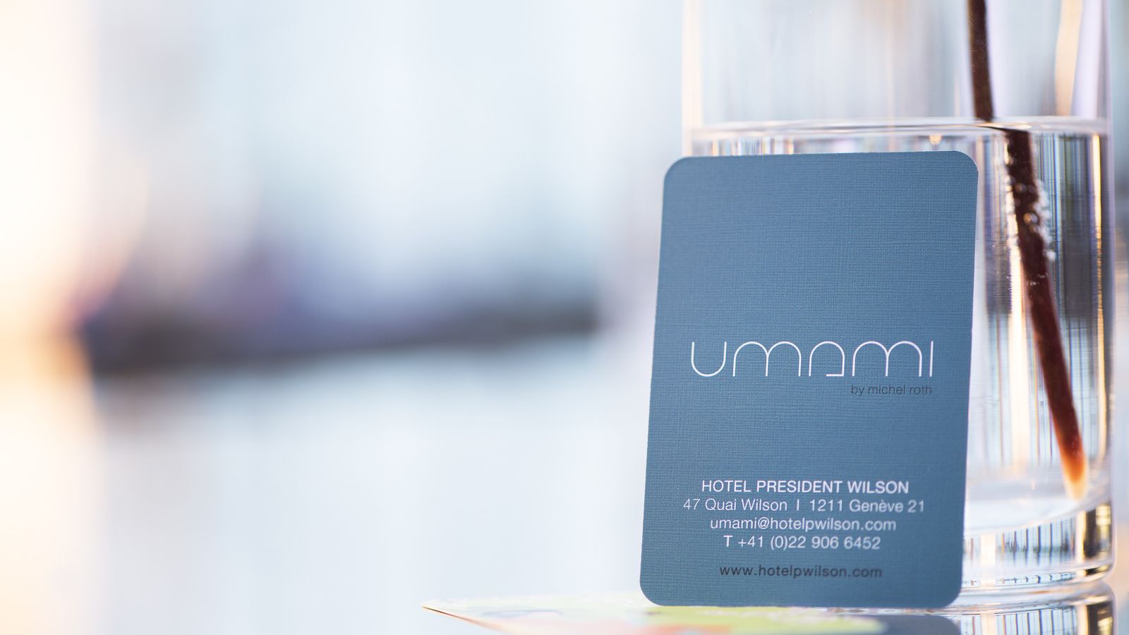 Umami restaurant by Michel Roth Geneva - Hotel President Wilson, A Luxury Colleciton Hotel, Geneva